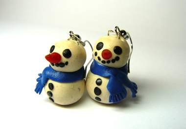 make you unique fimo earrings big3