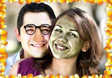 turn your photo into a Christmas/Thanksgiving/Autumn or Halloween theme big3