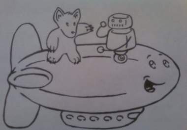 draw a comicy sketch scene of your choosing big3