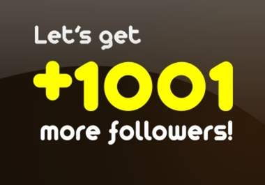 add 1001+ real followers to your twitter account big3