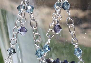 teach you how to make a beautiful pair of chandelier wire wrapped earrings big3