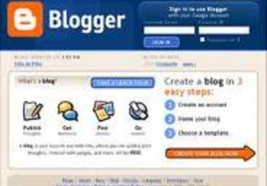 create a blog for your business or for any training program in your suggested name and train you to update the blog big3