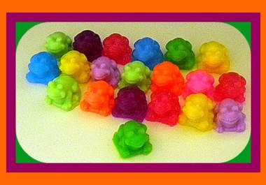 make you 20 mini frog soaps big3