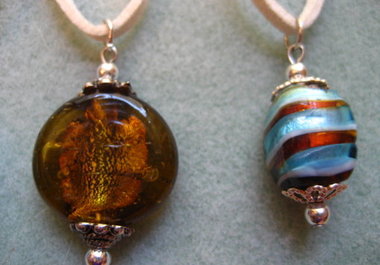 send you one beaded pendant on faux leather to US address only big3