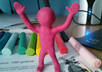 take a picture of my plasticine figurines holding your message small3