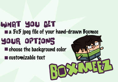 draw a boxy cartoon caricature of anyone big3