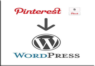 provide you with a Pinterest plugin for Word Press big3