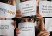 create a photo montage from square cropped photos of me holding up your required message or company advertisement small3