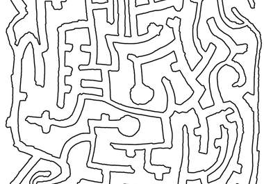 draw a maze based on your theme big3