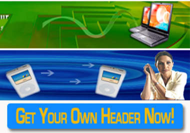 design an attractive header or banner for your website or blog within 24 hours big3