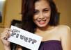 take HD pictures holding your message to promote your business or website and for fun small3