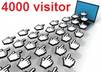 4,000 visitor to your website