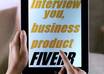 interview you about your webshop and publish it on my blog