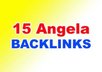 create 15 Angela Backlinks with 4-8 PR