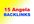 create 15 Angela Backlinks with  4-8 PR