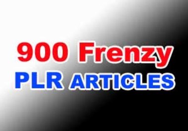 give you more 900 PLR Frenzy Articles big1