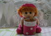 create stop motion with pink doll showing your message small1