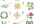 beautiful, high quality 11 designs floral motifs