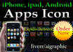 design ★★eye catching ★★iphone, ipad, google play,android app icon less than 24 hours