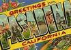send a postcard from beautiful Pasadena, California, Home of The Rosebowl Parade