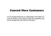 write up to 300 words of high converting copy for your Squeeze Page or Landing Page