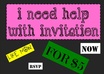 design an event invitation/RSVP