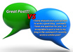leave a comment on 10 of your blog posts