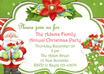 send you 3 beautiful Christmas party invitation card