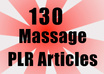 send you 130 Massage PLR articles that you can use in  your website