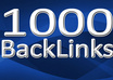 instant 1000 backlinks to your website to increase authority of website and ping them all
