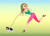illustrate a pin up girl or anything in Photoshop small1