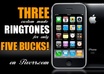 create THREE custom made ringtones small1