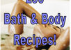 email 250 Bath and Body RECIPES ebook
