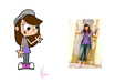 draw you a custom cartoon portrait small1