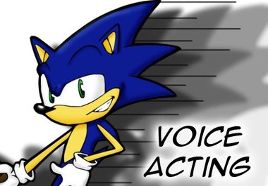voice act characters, anything from Luigi to Sonic authentically big1