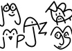 create an original cartoon monogram