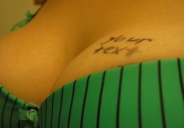 write your website, name or short message on my boobs and take a picture big1