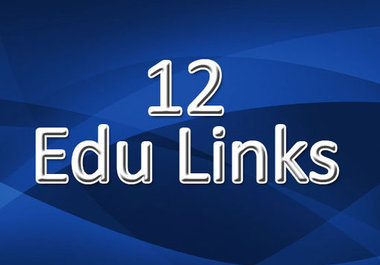 give 12 edu or org backlinks on high authority sites for instant boost in your sites authority and ping  24 hours delivery big1