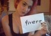 take 5 pictures holding your message or fan sign