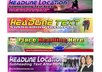 give you 50 website or blog header
