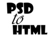 create psd to html file