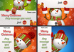 send all these banners of cute snowmen displaying your text