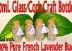 send you 4 tasseled 10mL sized Glass and Cork craft bottles filled with French LAVENDER buds