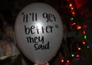 write your message/ logo on a balloon and give you a HD photo of it