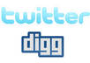 promote your site on digg and twitter