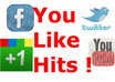 give you YouLikeHits account with 10k points