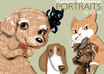 create a FIVERR exclusive whimsical illustration of your pet small1