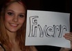 take a picture holding a sign with your business name or product small1