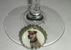 send you a set of bottle cap wine charms or magnets