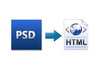 convert your psd template into html/css code with w3 validated and cross browser supported only